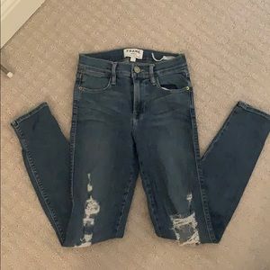 Frame Le High Skinny Jeans